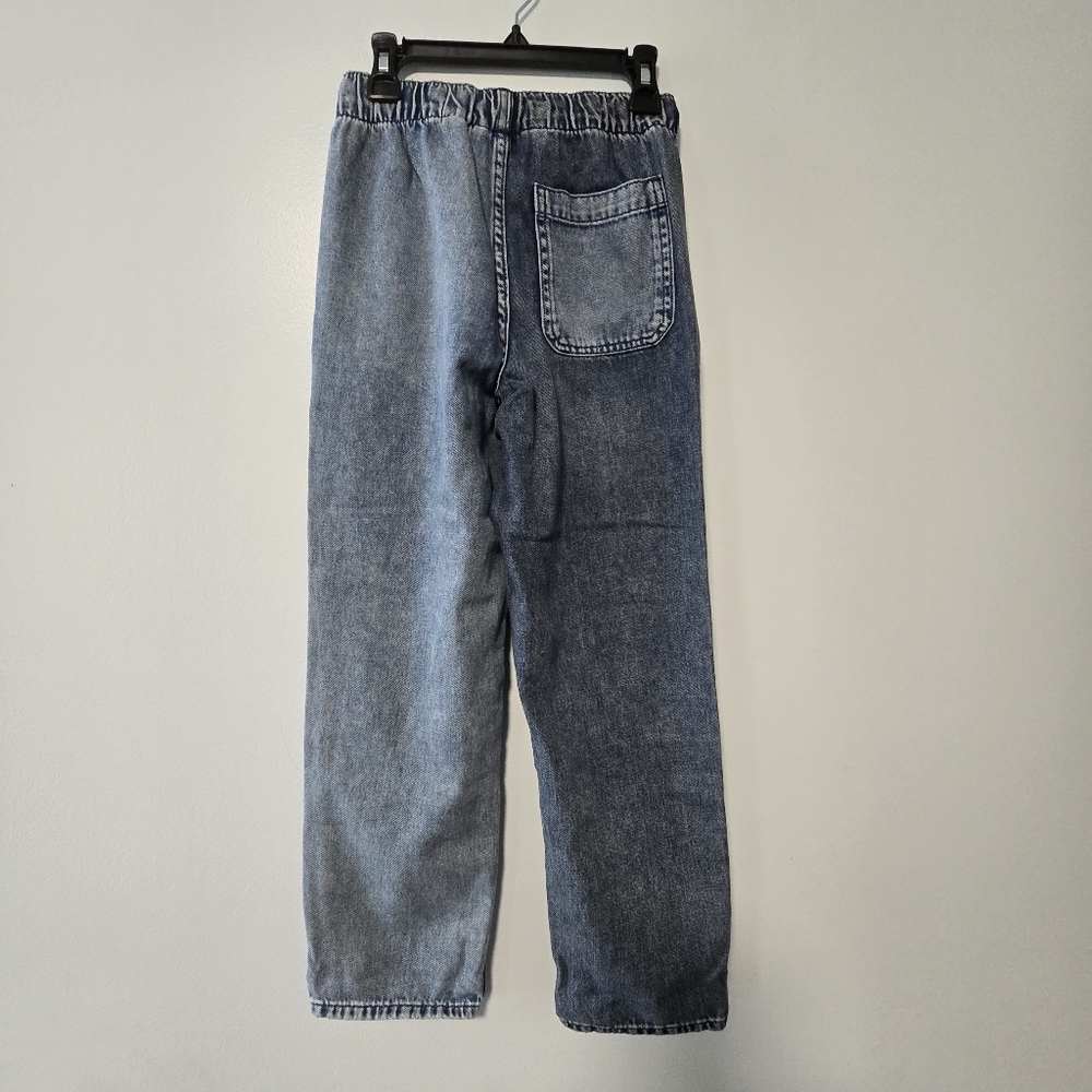 Boys' Size 10 H&M Cotton Pull-On Denim Pantalon Joggers - Picture 2 of 9